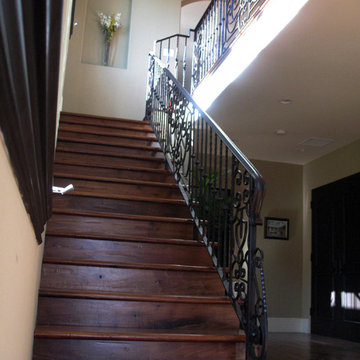 Hand forged wrought iron Stair railings