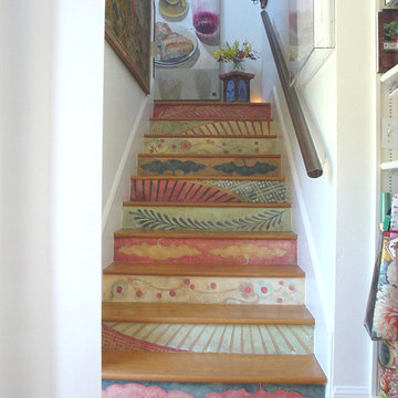 Hand-painted Stair Risers
