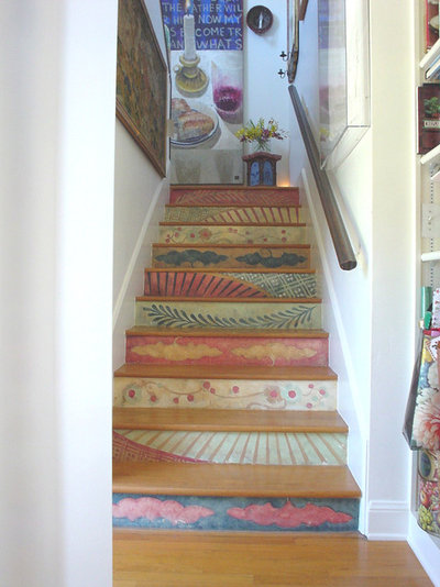 Eclectic Staircase by Fine Art & Portraits by Laurel