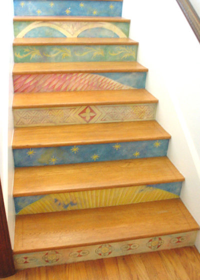 Eclectic Staircase by Fine Art & Portraits by Laurel