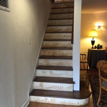 Hand-Painted Staircase