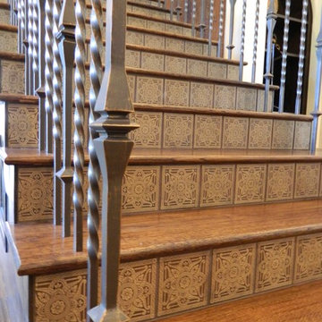 Handpainted Stair Risers
