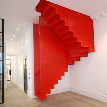 Hanging Red Staircase