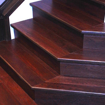 Hardwood stairs & wood staircase