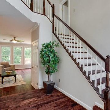 Hardwood Steps and Custom Carpet Runners