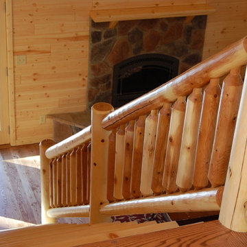 Log Stairs | Houzz