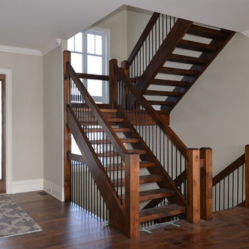 Heavy Timber Stairs