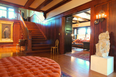 Staircase - eclectic staircase idea in Los Angeles