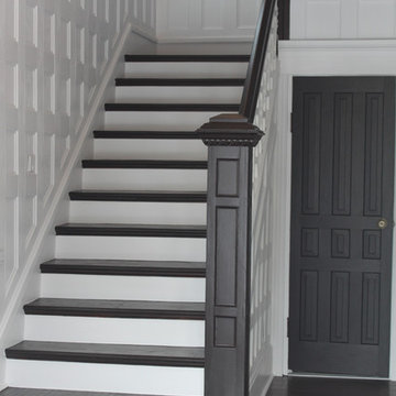 Historical staircase and entry project, North Park, Indianapolis