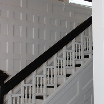 Historical staircase and entry project, North Park, Indianapolis