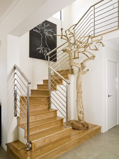 Contemporary Staircase by Webb & Brown-Neaves