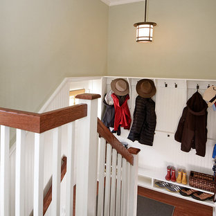 Staircase - traditional wooden u-shaped staircase idea in Baltimore