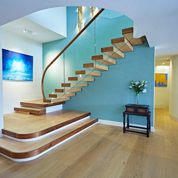 House overlooking Salcombe Bay, Staircase