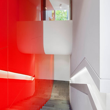 House with a Red Wall
