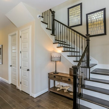 Houston, Texas | Lakes of Bella Terra - Premier Rosewood Stairway