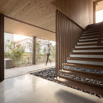 In the Dunes - Vestibule with Floating Stairs