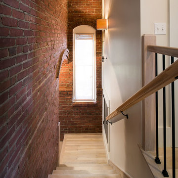 Interior Brick Walls and Staircase