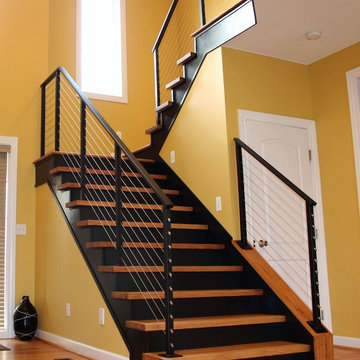 Interior Cable Rail Makeover