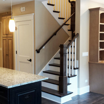 Interior of LEED Platinum Duplex, Libertyville, Illinois