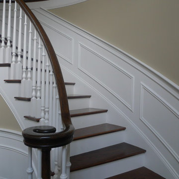 Interior Painting Curved Staircase