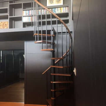Interior Space Saving Spiral Staircase
