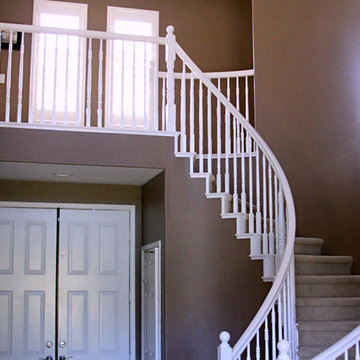 Interior Stairwell Updates with Paint