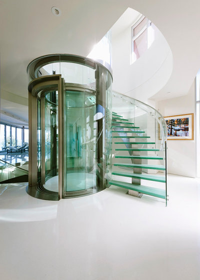 Contemporary Staircase by Revival Arts | Architectural Photography