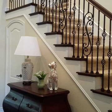 Iron and Wood Staircase