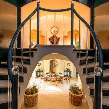 John Stefanidis Staircase & Sundial - Villa La Meridiana