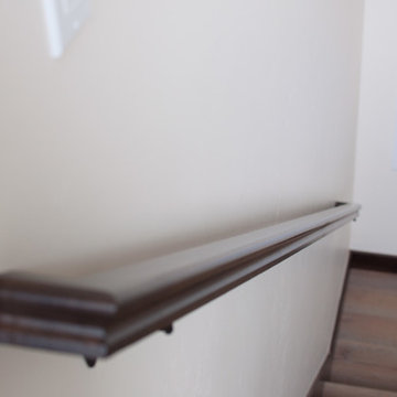 Knotty Alder Custom Handrail