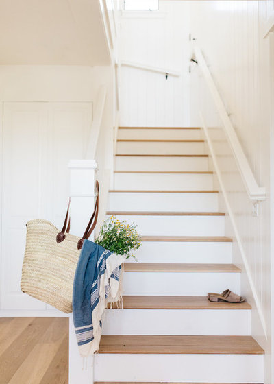 Beach Style Staircase by Pacific Edge Builders
