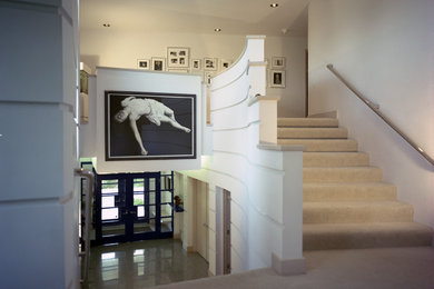 Staircase - large contemporary staircase idea in Minneapolis