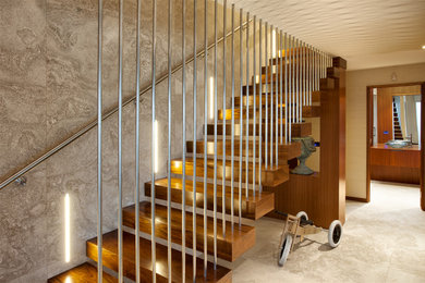 Inspiration for a contemporary staircase in Wellington.