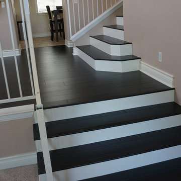 Laminate Floors and Custom Stairs
