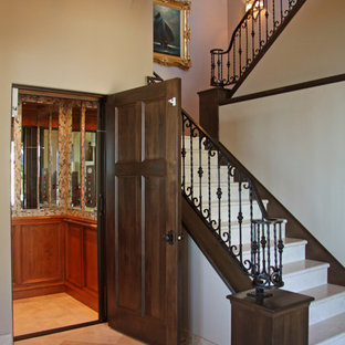 Staircase - mediterranean staircase idea in Sacramento