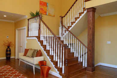 Inspiration for a timeless staircase remodel in DC Metro