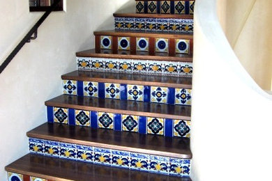 Inspiration for a mediterranean staircase remodel in San Francisco