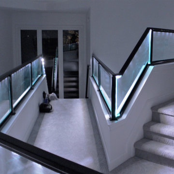 LED Glass Panel Railing
