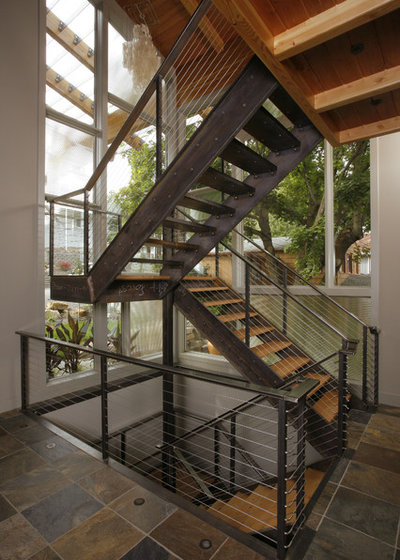Rustic Staircase by Uptic Studios