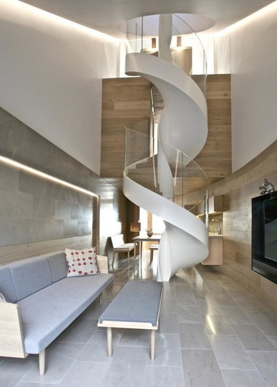 Contemporary Staircase by Correa Design