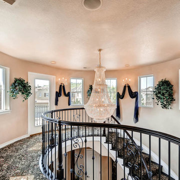 Littleton Curved Staircase and Hallway