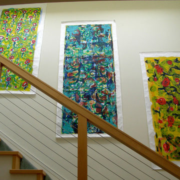 Living with Art on a Stairwell