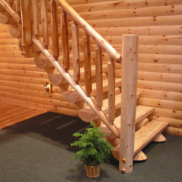 Log Railing