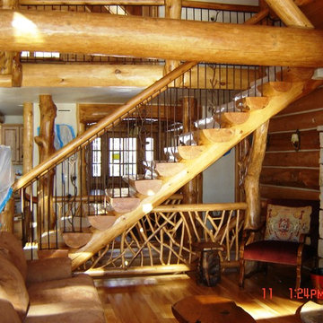 Log Stairway