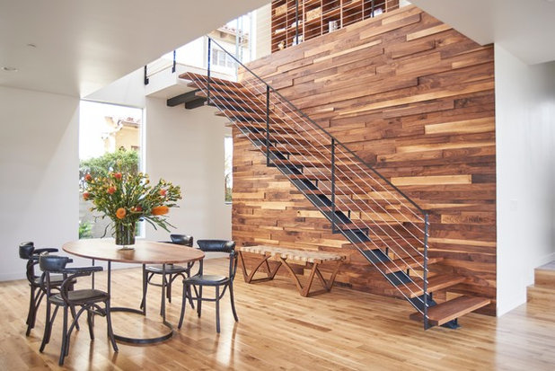 Modern Staircase by Shelby Wood Design