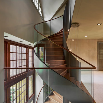 Luxury stair in beautiful villa
