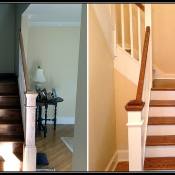 Madison NJ Staircase Painting & Staining Finishing