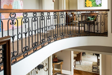 Staircase - transitional staircase idea in Philadelphia