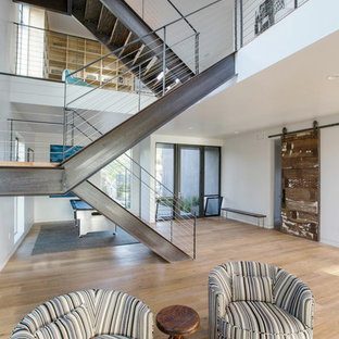 Example of a trendy staircase design in Other