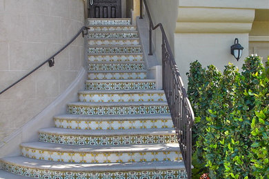 Inspiration for a mediterranean staircase in San Francisco.